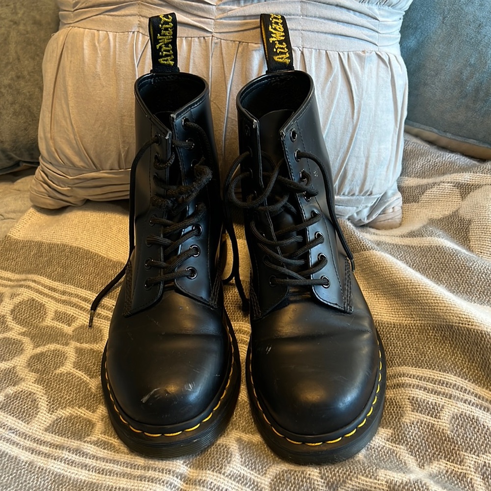 Dr. Martens 1460 Black Leather Combat Boots